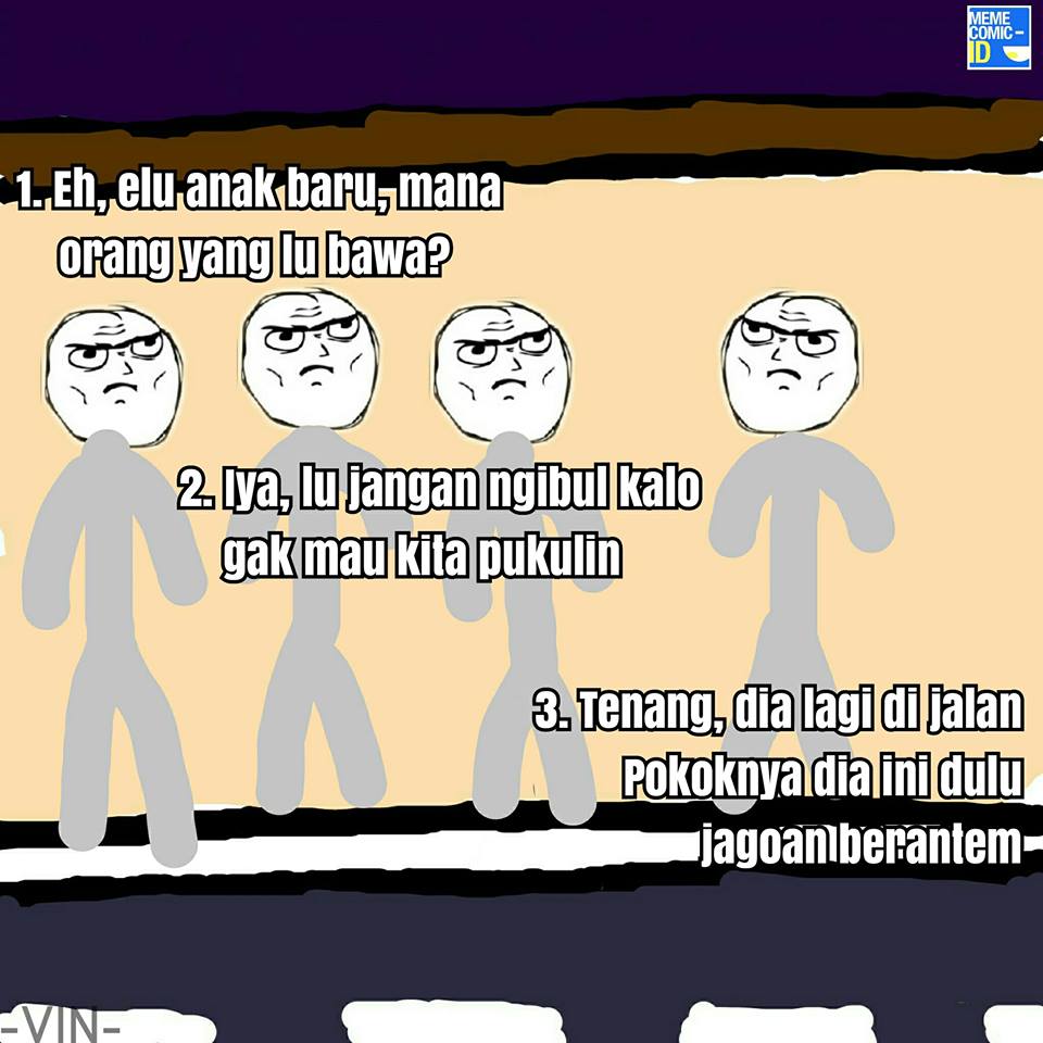 Komik strip 'Batal Tawuran' ini endingnya bikin kamu tersenyum lepas