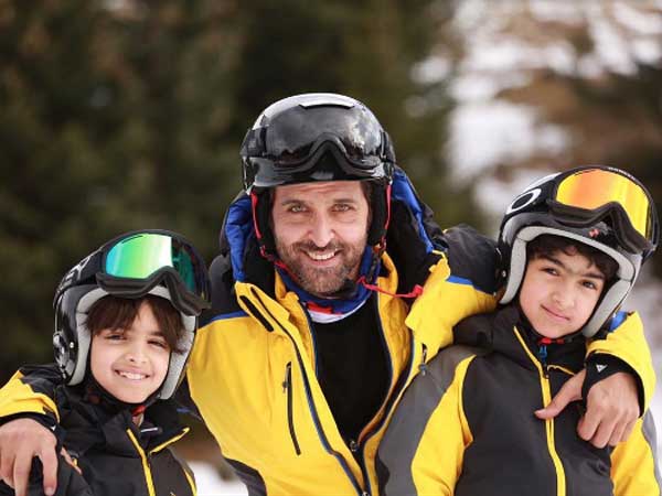 10 Foto buktikan aktor India Hrithik Roshan juga ayah jempolan