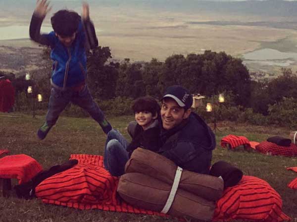 10 Foto buktikan aktor India Hrithik Roshan juga ayah jempolan