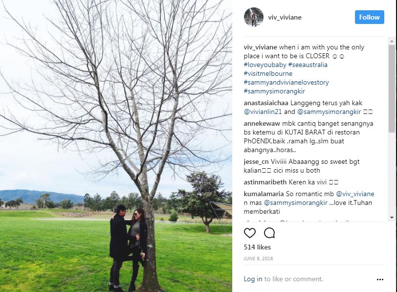 10 Foto bukti Sammy Simorangkir & Viviane ternyata hobi traveling