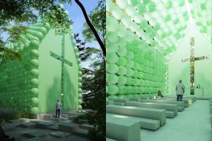 Potret gereja berkonsep bola ini uniknya kebangetan, menyatu alam