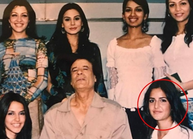 Foto lawas aktris India bareng Muammar Gaddafi ini viral, ini faktanya