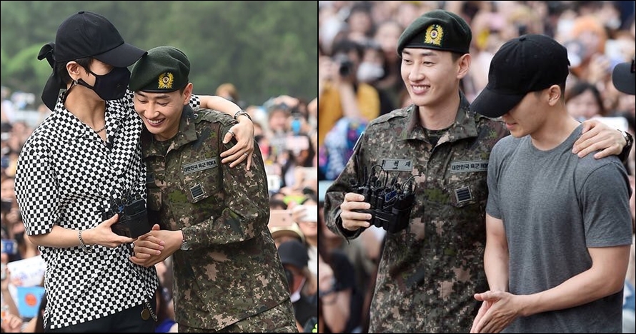 10 Foto Eunhyuk 'Super Junior' saat selesai wajib militer, penuh haru
