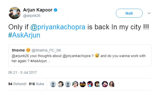 Aktor ini mau main film bareng Priyanka Chopra dengan satu syarat unik