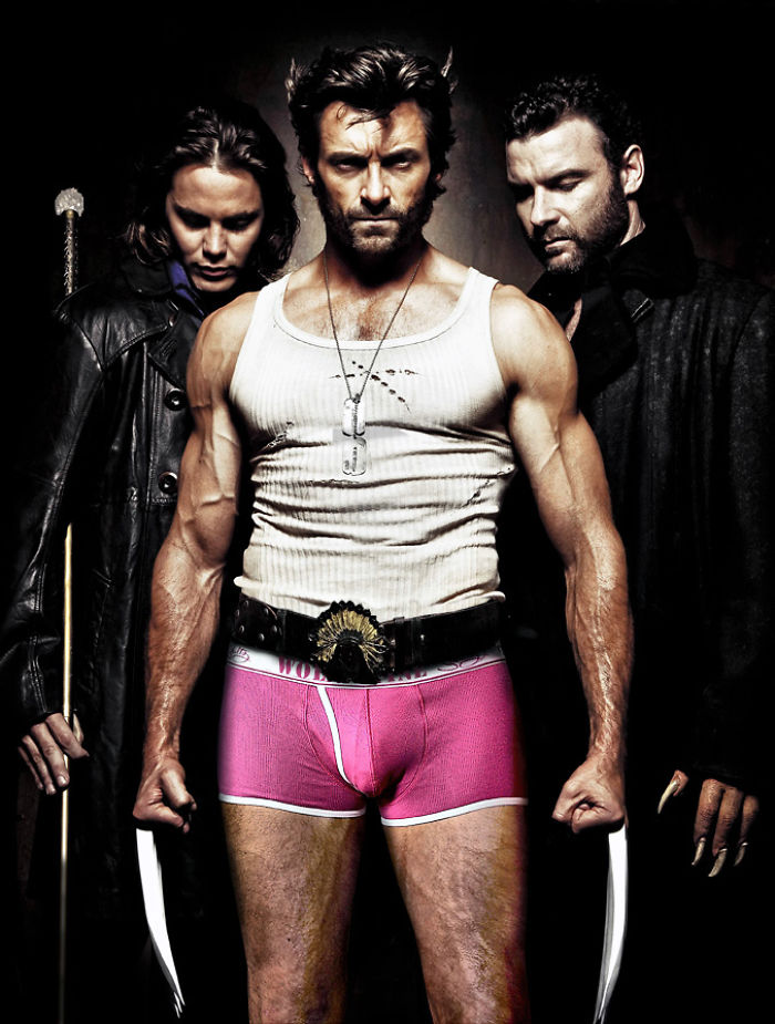 Begini jadinya kalau 10 karakter superhero tanpa celana, aw!