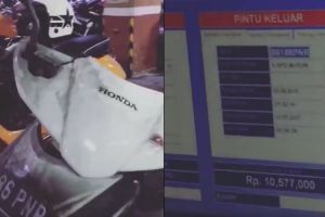 3 Tahun di parkiran, motor bulukan dan biaya parkir Rp 10 juta