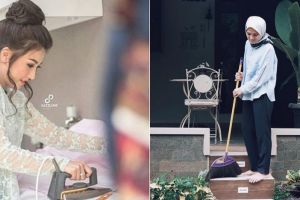 Jadi artis terkenal, 5 seleb tak malu lakukan pekerjaan rumah 
