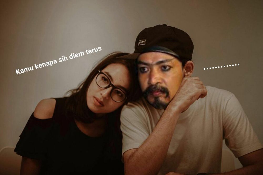 10 Editan foto dua selebtwit dengan percakapan ini lucunya pol