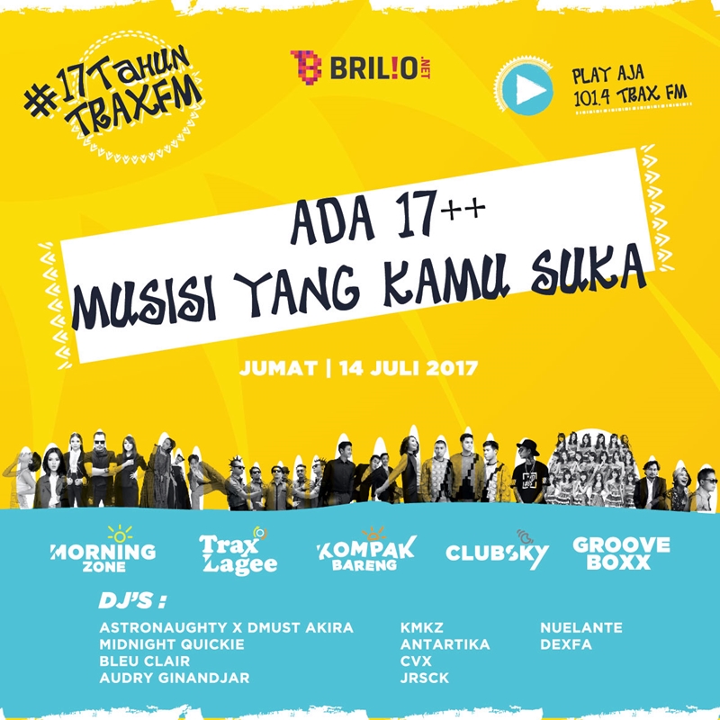 Stasiun radio ini ulang tahun ke-17 gelar acara sampai pagi, seru abis