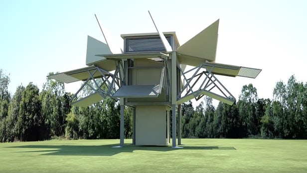 Rumah ini bisa dilipat & dipindah dalam hitungan menit, keren & unik