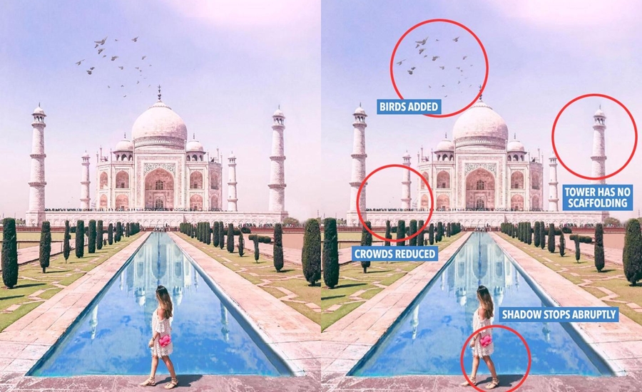 Cewek ini jadi travel blogger, hasil foto jalan-jalannya dikira editan