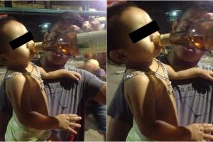 Bayi ini dicekoki miras agar bisa tidur nyenyak, duh tega banget ya