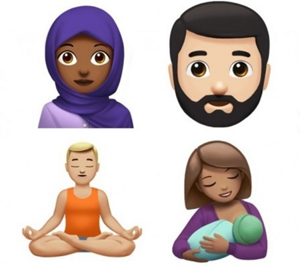 Apple rilis emoji baru, ada perempuan berhijab dan ibu menyusui