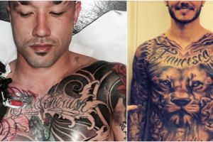 8 Pemain bola dengan tubuh penuh tato, garang tanpa kompromi