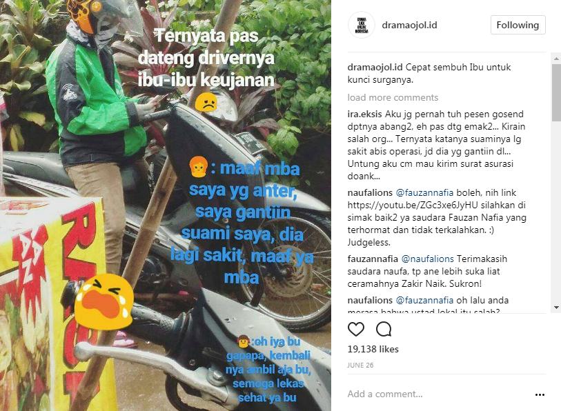 10 Kisah haru seputar driver ojek online ini bikin salut