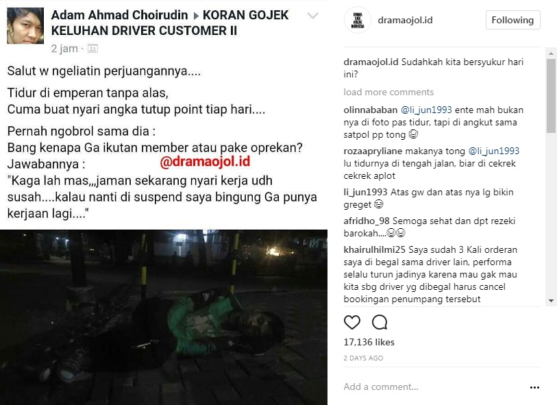 10 Kisah haru seputar driver ojek online ini bikin salut