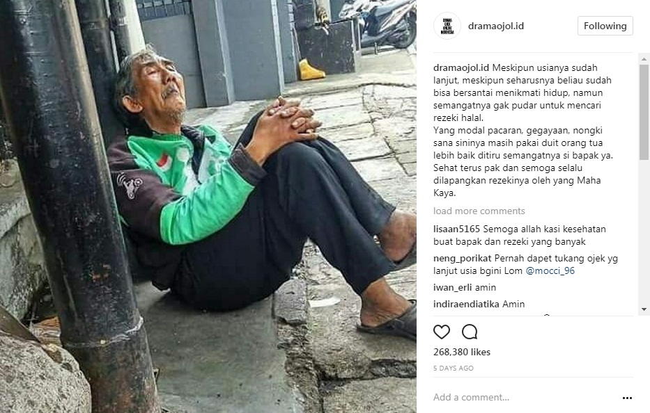 10 Kisah haru seputar driver ojek online ini bikin salut