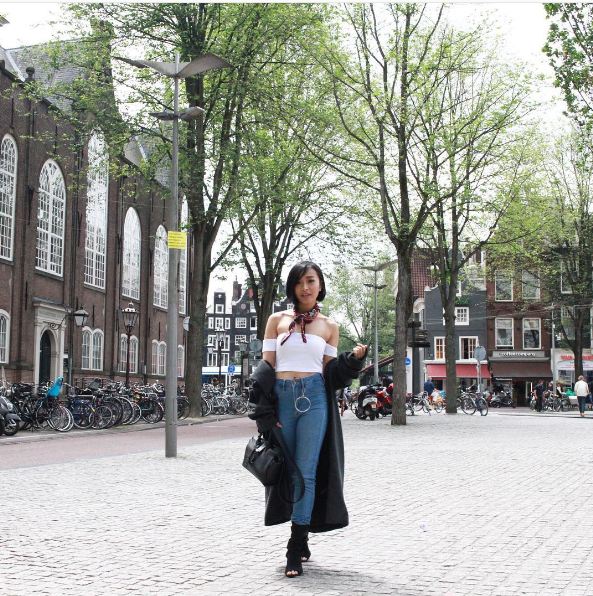 10 Street style Rinni Idol saat liburan ke Eropa ini kece abis
