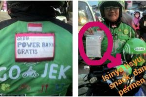 Driver ojek online ini beri layanan 'plus-plus', bikin penumpang betah