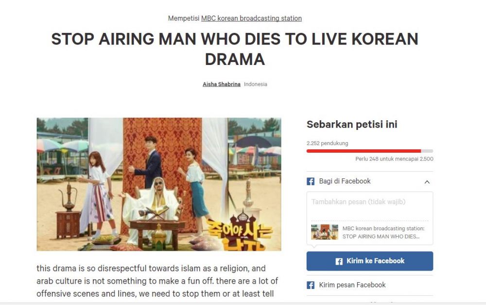 Dianggap lecehkan Islam, K-Drama 'Man Who Dies to Live' dikecam dunia