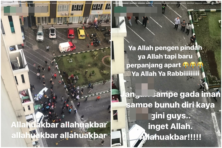 Dua wanita loncat dari lantai 5 apartemen di Bandung tewas seketika