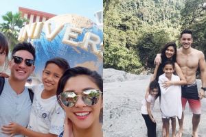 10 Potret kompaknya keluarga kecil Andrew White, family goals banget