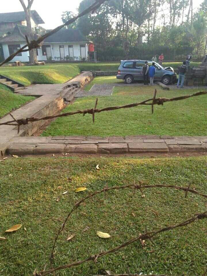 Pria ini tabrak Candi Kidal dengan mobilnya, mengaku berhalusinasi