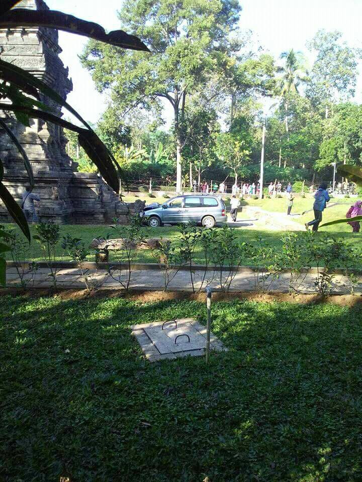 Pria ini tabrak Candi Kidal dengan mobilnya, mengaku berhalusinasi