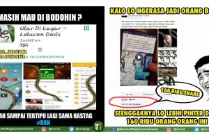8 Meme 'gara-gara ular' ini sindir kamu yang ketipu ketik #RAN di FB