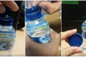 Heboh tutup botol Aqua bisa dicungkil, begini penjelasannya 