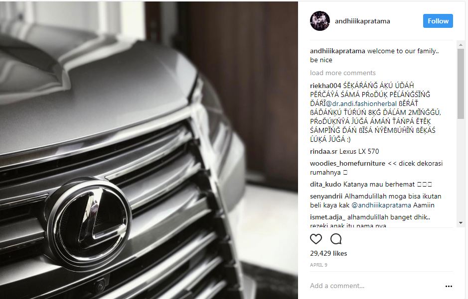 Jadi host kondang, ini 4 koleksi mobil mewah Andhika Pratama