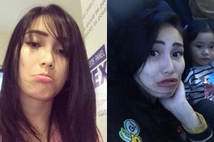 10 Foto bukti Ayu Ting Ting tetap kece meski pose 'jelek' saat selfie
