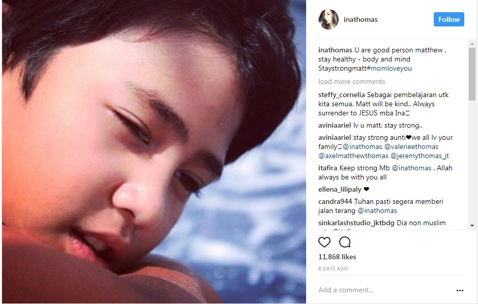 7 Curhat haru Ina dan Jeremy Thomas usai anaknya Matt jadi tersangka