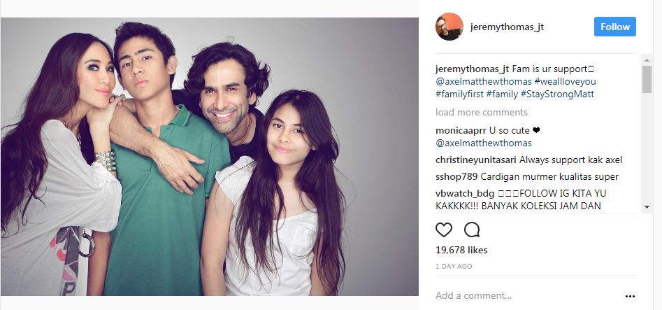 7 Curhat haru Ina dan Jeremy Thomas usai anaknya Matt jadi tersangka