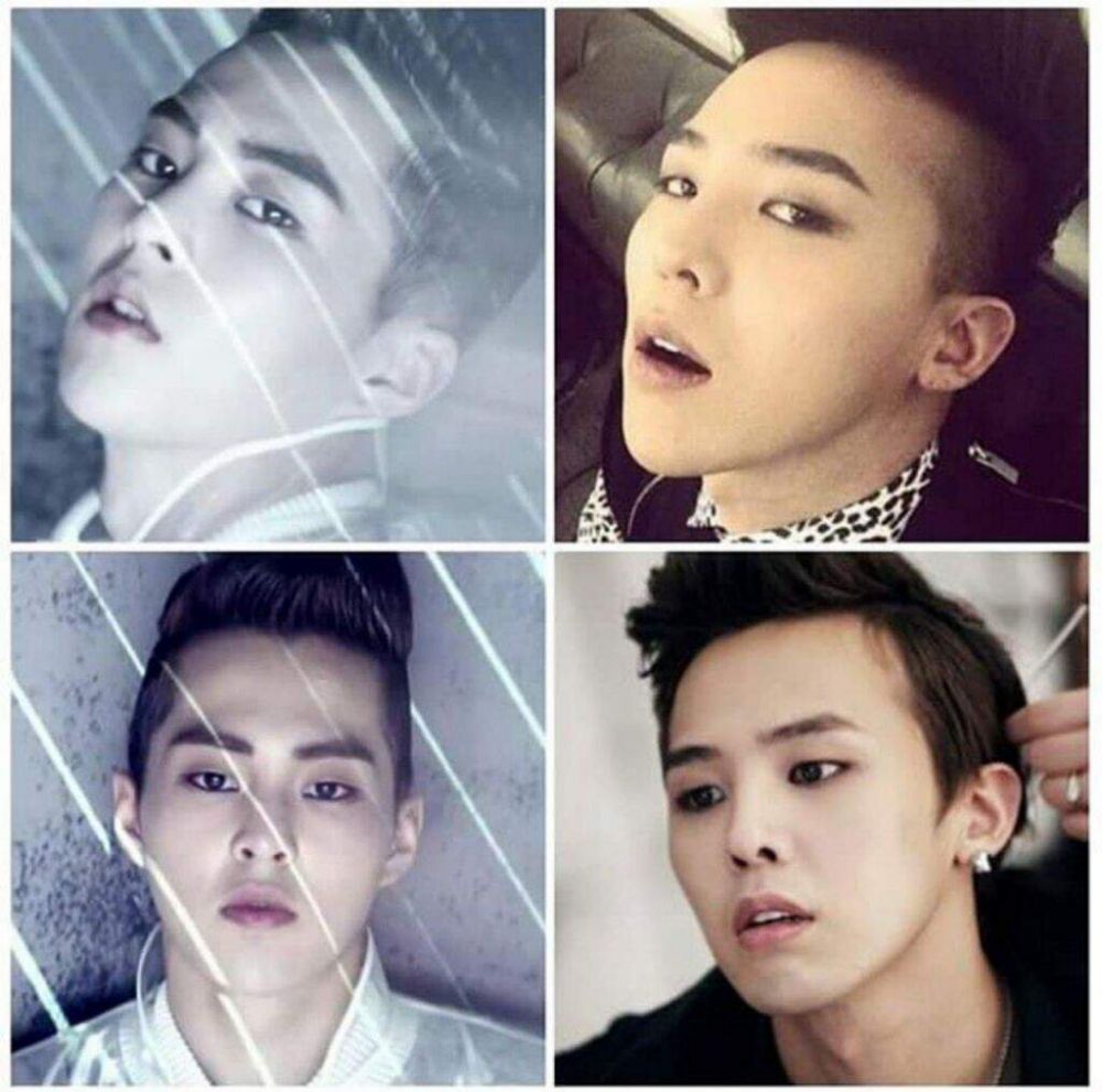10 Foto bukti G-Dragon Bigbang dan Xiumin EXO cocok jadi abang-adik