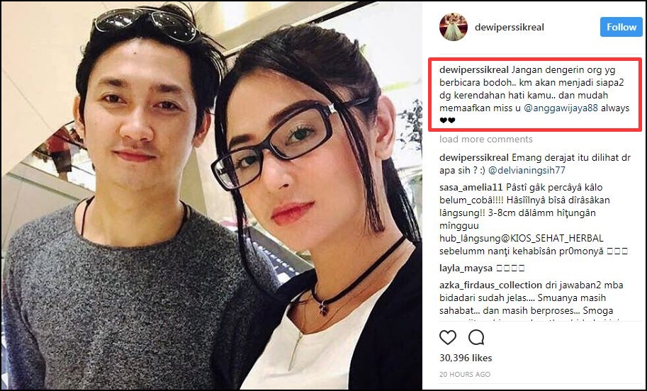 Dikabarkan pacaran, Dewi Perssik & asisten saling umbar kemesraan