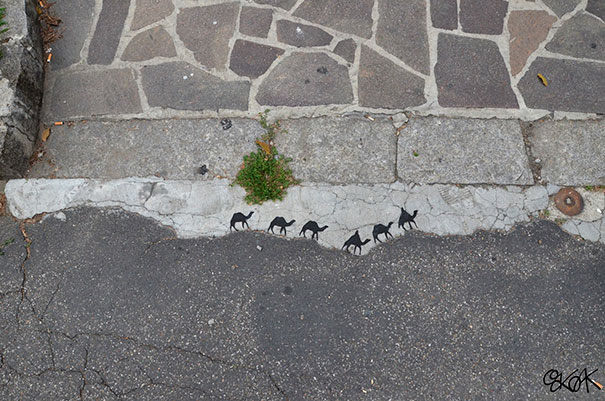 20 Hasil karya 'vandalisme' ini malah terlihat unik dan menghibur