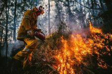 8 Potret aksi heroik pemadam kebakaran, pertaruhkan jiwa dan raga