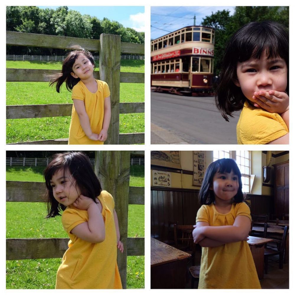 10 Foto Annabel, putri Astrid Tiar yang makin pintar dan menggemaskan