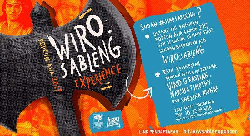 Tuh film Wiro Sableng lagi nyari orang paling sableng, yuk ikutan