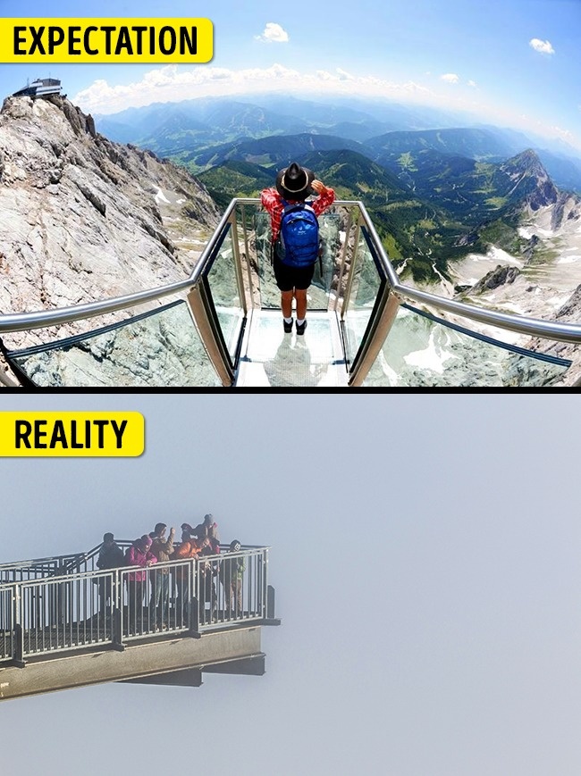 15 Foto ekspektasi vs realita bukti tempat wisata tak 