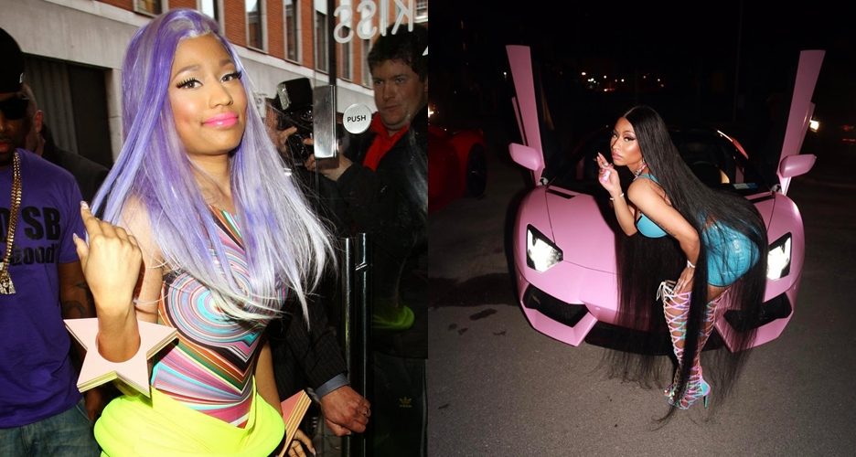 10 Foto transformasi gaya rambut Nicki Minaj, hobi ganti warna