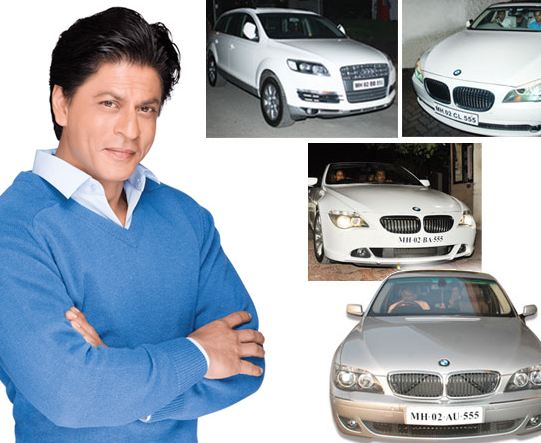 Ini plat nomor mobil mewah 6 aktor Bollywood, SRK punya angka keramat