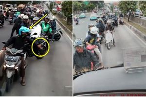 Lagi, kelakuan pengendara motor di busway Jakarta ini bikin geretan!