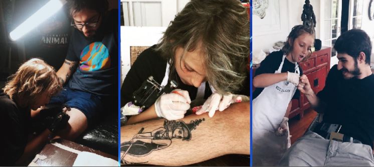 Suka menggambar, remaja berusia 12 tahun ini jadi seniman tato andal