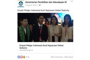 Foto di Facebook Kemendikbud ini tuai kontroversi, apa yang salah?