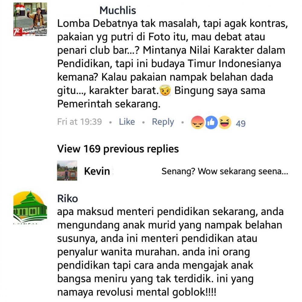 Foto di Facebook Kemendikbud ini tuai kontroversi, apa yang salah?