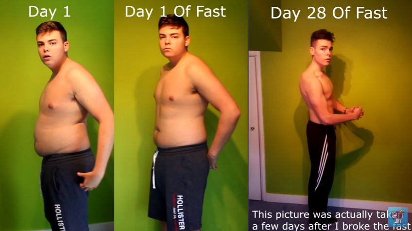 Hanya minum air selama 28 hari, transformasi cowok ini bikin takjub