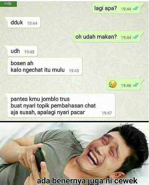 8 Chat merayu cewek ini endingnya bikin susah nahan tawa