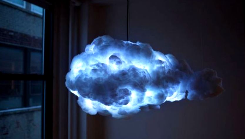 6 Potret lampu ala awan melayang ini bikin berdecak kagum